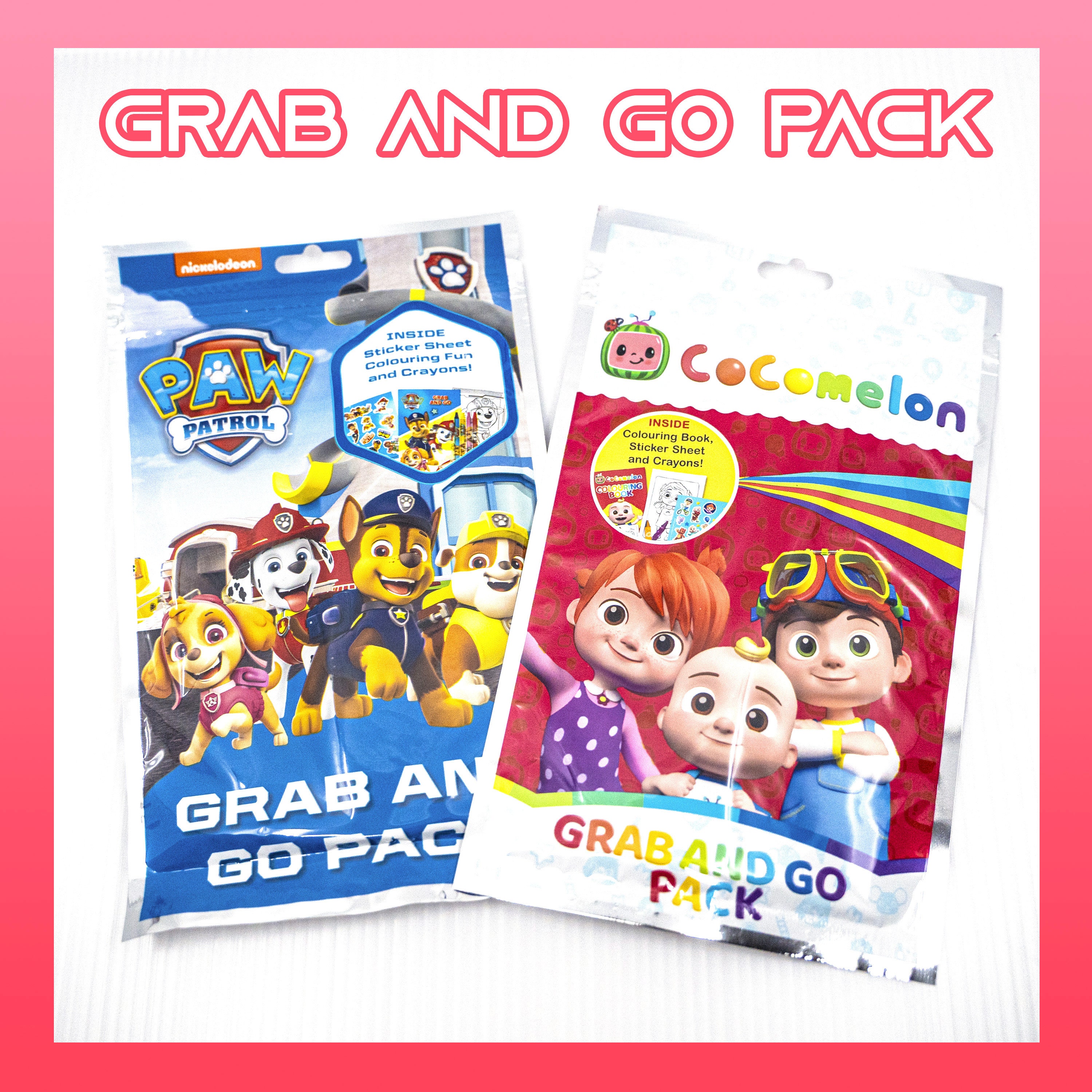 Cocomelon Grab and Go Pack Children Creative Colouring Book