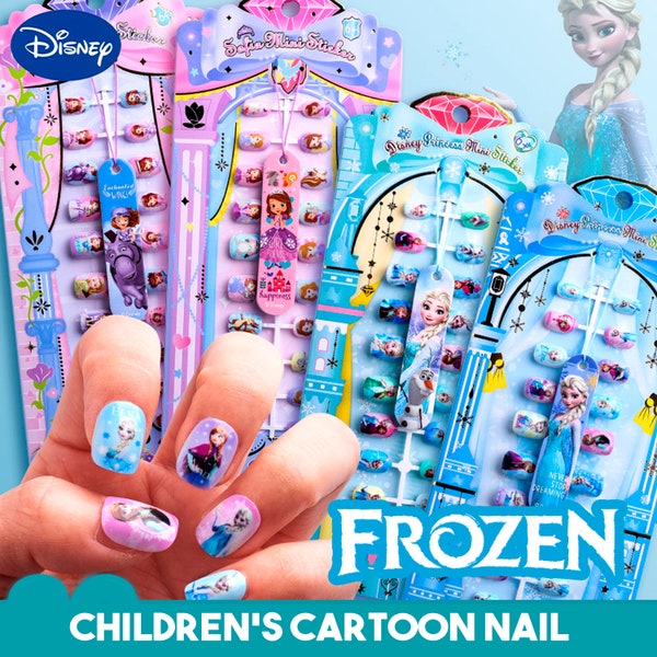 Frozen Nail Art Etsy