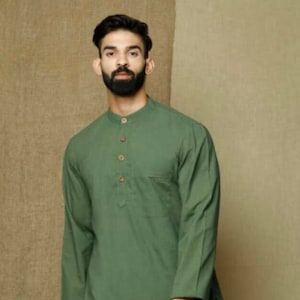 Diwali festival indian men&#39;s kurta cotton solid kurta 100% cotton handmade kurta Indian outfit kurta only kurta.