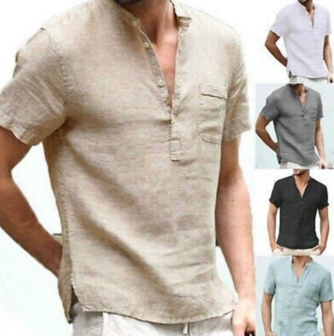 Men's Designer Short Kurta Cotton Kurta Wedding Fancy - Etsy