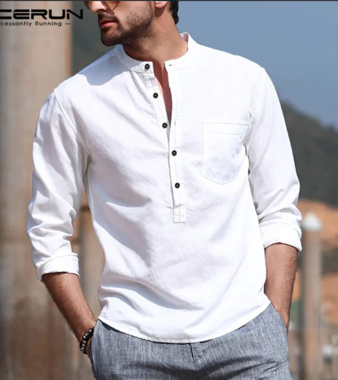 Men's Designer Short Kurta Cotton Kurta Wedding Fancy Etsy