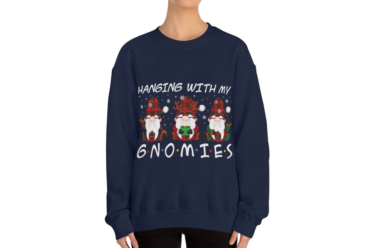 Hangin with my gnomies christmas sweater