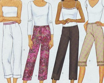 Butterick 6968,  size (6-8-10), Misses' Pants, Uncut 2000 sewing pattern