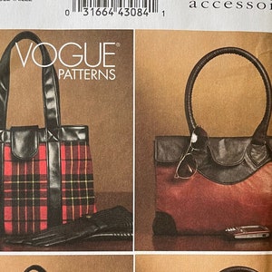 Vogue 8609, one size, Taschen ungeschnitten 2009 Schnittmuster