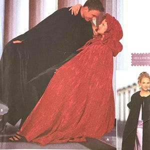 Simplicity 9452, Size (S-M-L),  capes, women’s and men’s CUT-complete sewing pattern