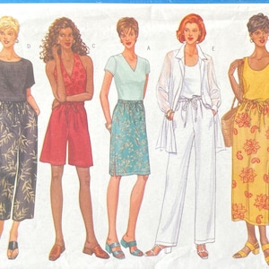 Butterick 5577, Gr, (44-20-22 ), Misses' Petite Sommer Garderobe , 90's Uncut Schnittmuster