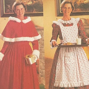 Butterick 6816, size (6-10)/(12-16), Christmas women’s costumes, Uncut or Cut sewing pattern