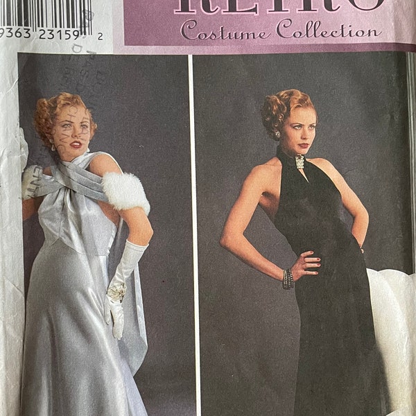 Costume Simplicity Patron 8817, taille femme (10-12-14), robes années 20, non coupées