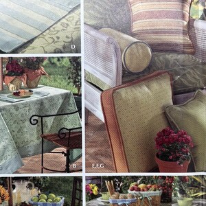 Simplicity 3695, Outdoor Table Accessories , 2007 Uncut sewing pattern