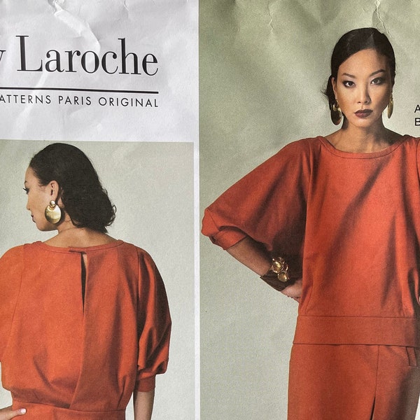 Vogue 1234, women’s Size (14-16-18-20-22), Guy Laroche top and skirt, uncut 2012 sewing pattern
