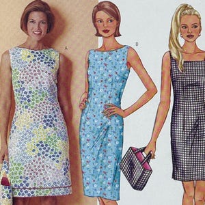 Butterick 3019, women&#39;s size (6-8-10), Misses&#39; Dress and bag, Uncut 2001 sewing pattern