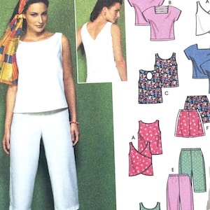 Simplicity 9269 Misses Jacket Top & Pants Sewing Pattern Size 18-24 Uncut Plus Size