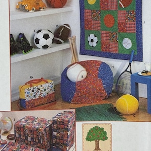 Simplicity 7771,  Computer Covers, Beanbag, Uncut sewing pattern
