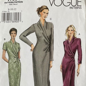 Vogue 7964, women’s Size (8-10-12),  dress, uncut 2004 sewing pattern