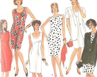 7329, Size (12-18) Sommerkleid & Jacke, 1991 Uncut Schnittmuster
