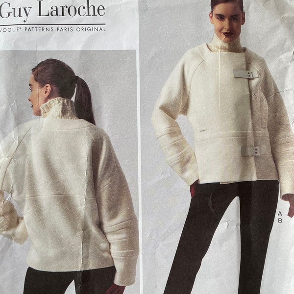 Vogue 1335, women’s Size (14-16-18-20-22), jacket and pants by Guy Laroche, uncut 2012 sewing pattern