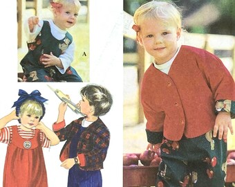 Simplicity 9138, maat (1-2-3-4), lentekostuums voor peuters, 1994 Ongesneden naaipatroon