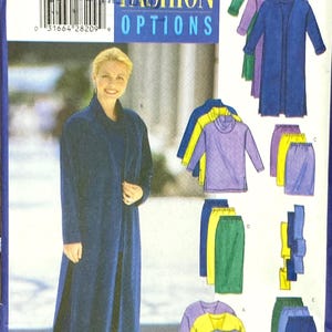 Butterick 5699, Size (14-16-18), Misses' Jacket, Duster, Tunic, Skirt 1998 Uncut sewing pattern