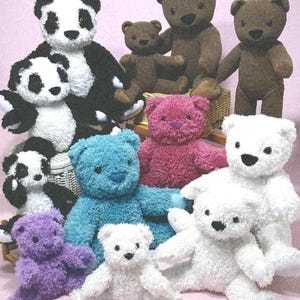 Simplicity 3787, Bear plush - 18" 25" and 63.5", 2007 Uncut sewing pattern