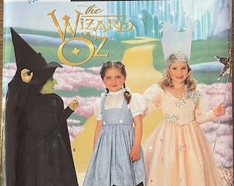 Simplicity 0631, Size (3-4-5-6-7-8),  wizard of Oz, kids 1997 sewing pattern