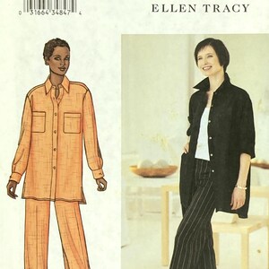 Patrón de costura sin cortar Butterick 3473, tallas (14-16-18), para camisa y pantalones de señora, 2002