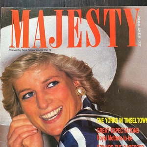 Majesty Magazine Volume  8 #12/ Lady Di / / April 1988