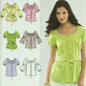 Simplicity 2651,  Size (16-24),  Misses' Blouse, Uncut Y2K  sewing pattern