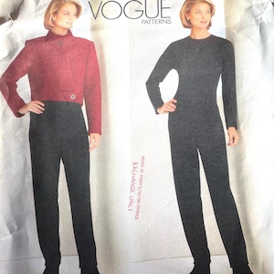 Beene Vogue 2044, Sz (8-10-12), Petite jacket and jumpsuit, uncut 90’s  sewing pattern