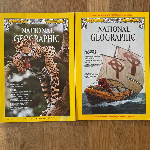 1977 National Geographic Pick Your Magazine - Etsy