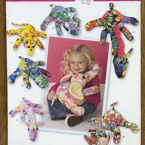 Simplicity 2394, Fleece Animals (Giraffe, Rhino...) , Uncut sewing pattern