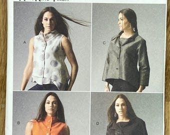 Butterick 5891, Size (8-16), Misses' Top, Uncut sewing pattern