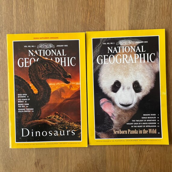 1993 National Geographic, Pick Your Magazine - Etsy Canada