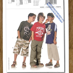 Burda 9641 Kids Pants Sewing Pattern Size 6-14 Uncut Unisex Trousers DIY