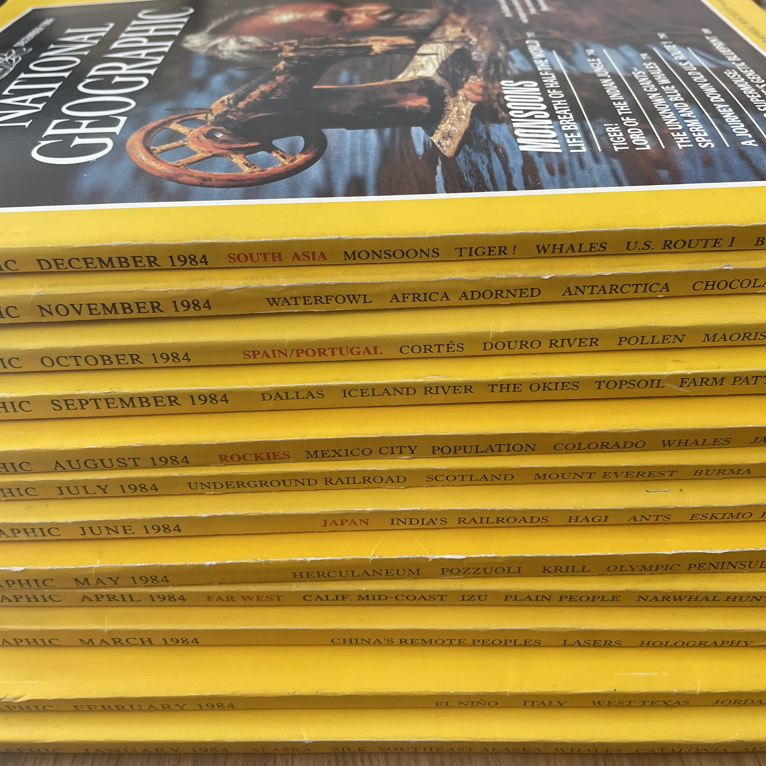 1984 National Geographic, Pick Your Magazine - Etsy
