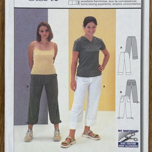 Burda 9980, Women’s size (10-11-12-13Jun-14Jun-15Jun-16Jun), Pants close fitting, UNCUT sewing pattern