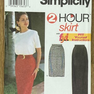 Simplicity 9084, Storlek (8-14 & 16-22), Kjol för fröknar, 1994 Oklippt sömnadsmönster