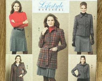 Butterick 5535, Size (8-14), Misses' Jacket, Belt, Skirt And Pants, 2010 Uncut sewing pattern