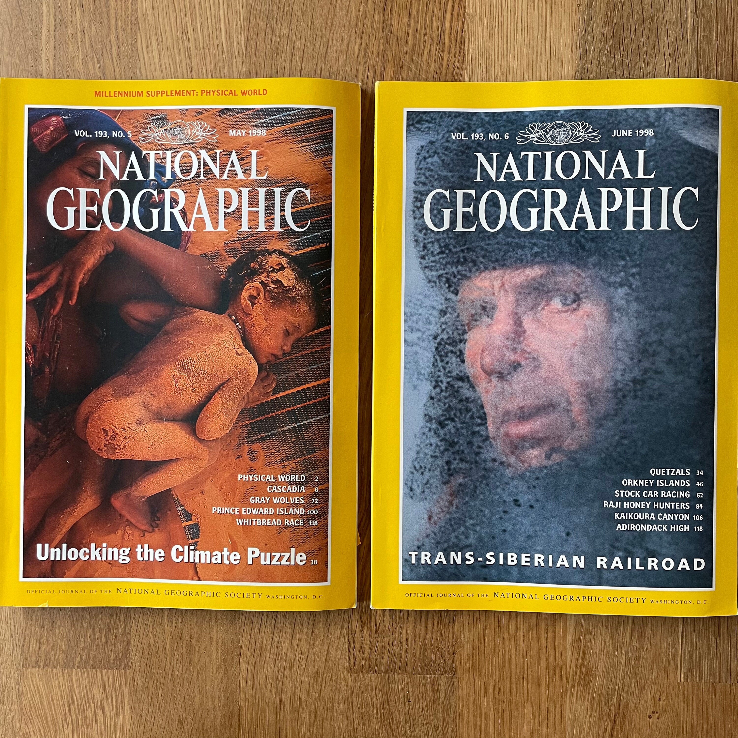 ナショナルジオグラフィック1998年1月号 National Geographic Magazine, January 1998 (Volume 193, No