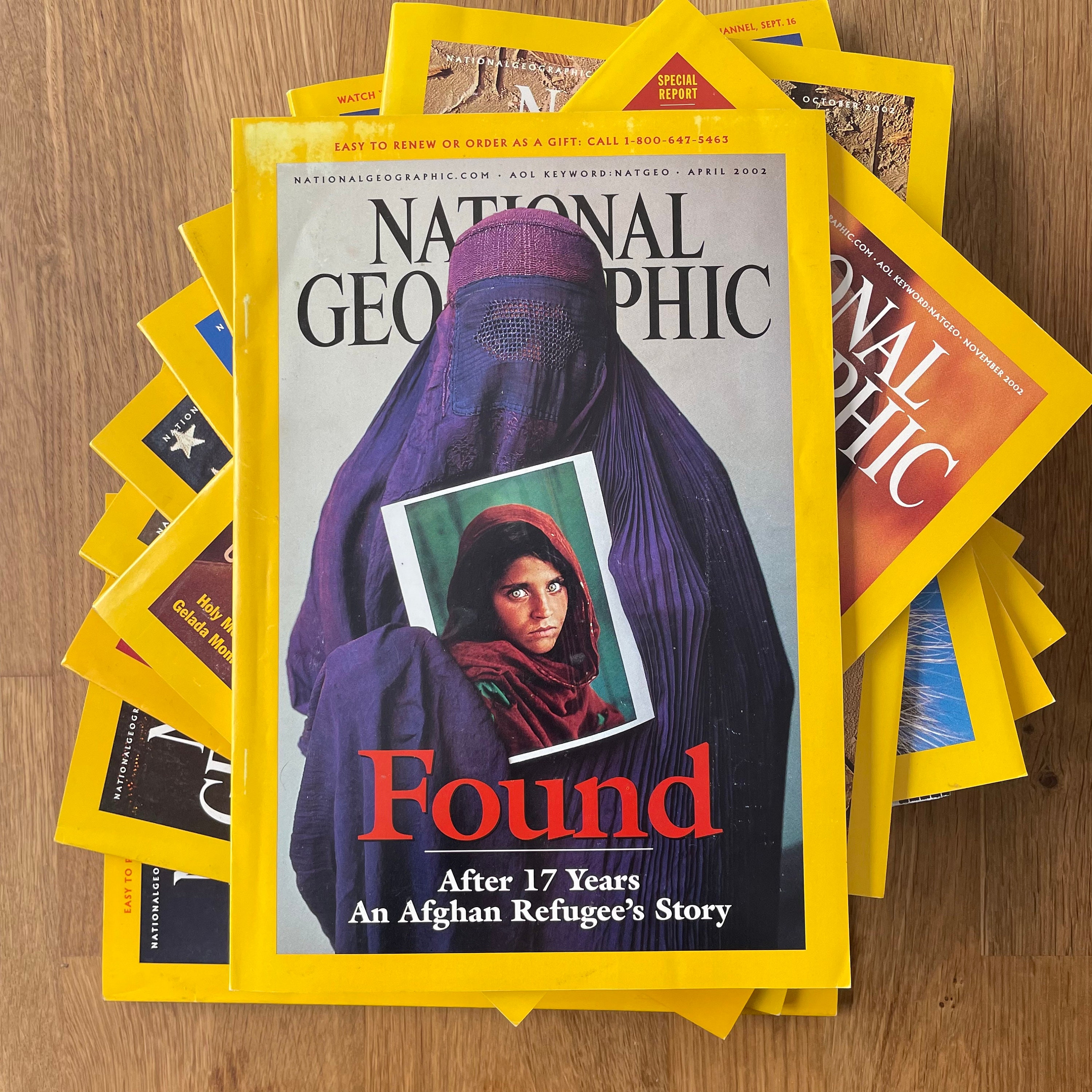 2002 National Geographic, Pick Your Magazine - Etsy