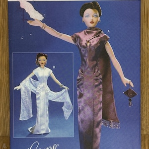 Vogue Craft 7106, Doll Evening Dresses , Uncut 1999 sewing pattern