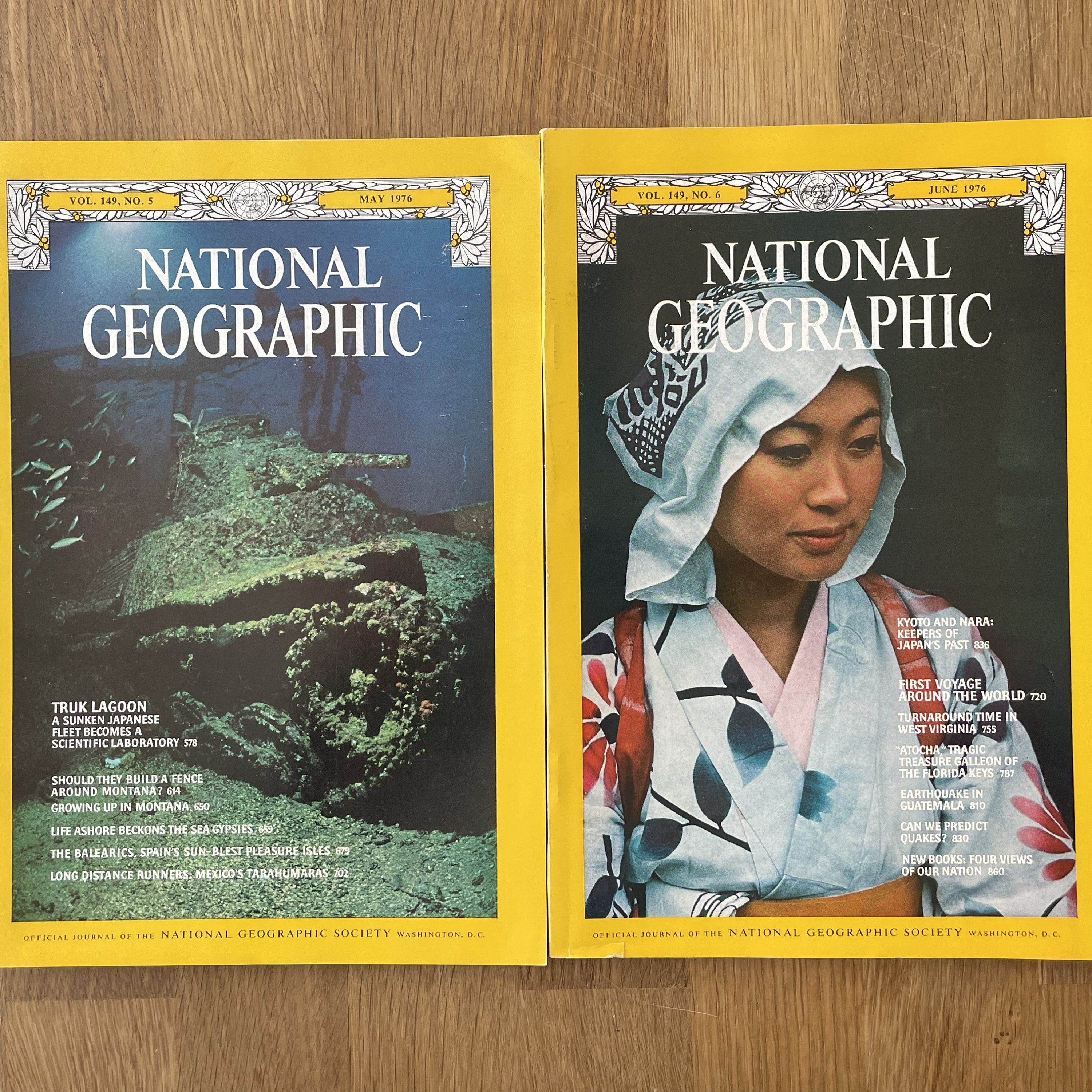 1976 National Geographic, Pick Your Magazine - Etsy