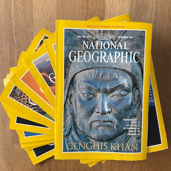 1996 National Geographic, Pick Your Magazine - Etsy