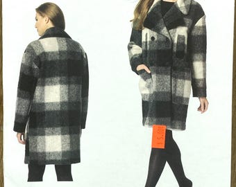 Vogue 1479 by Isaac Mizrahi, Size (4-14 & 16-22), Misses' Coat, Uncut sewing pattern