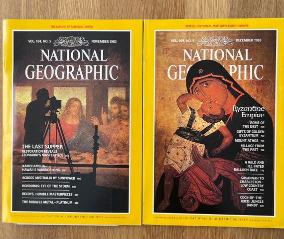 1983 National Geographic, Pick Your Magazine - Etsy Canada