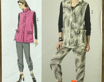 Vogue 1453 by Sandra Betzina, Size (OSZ), Misses' Vest And Pants, Uncut sewing pattern