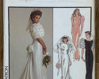 Style 1103, Size (12) Wedding or bridesmaid's dress, 1990's UNCUT sewing pattern