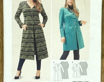 Burda 6715, Size (18-34), Fitted Coat, UNCUT sewing pattern