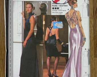 Burda 3590, Size (8-18), Evening Dress, UNCUT sewing pattern