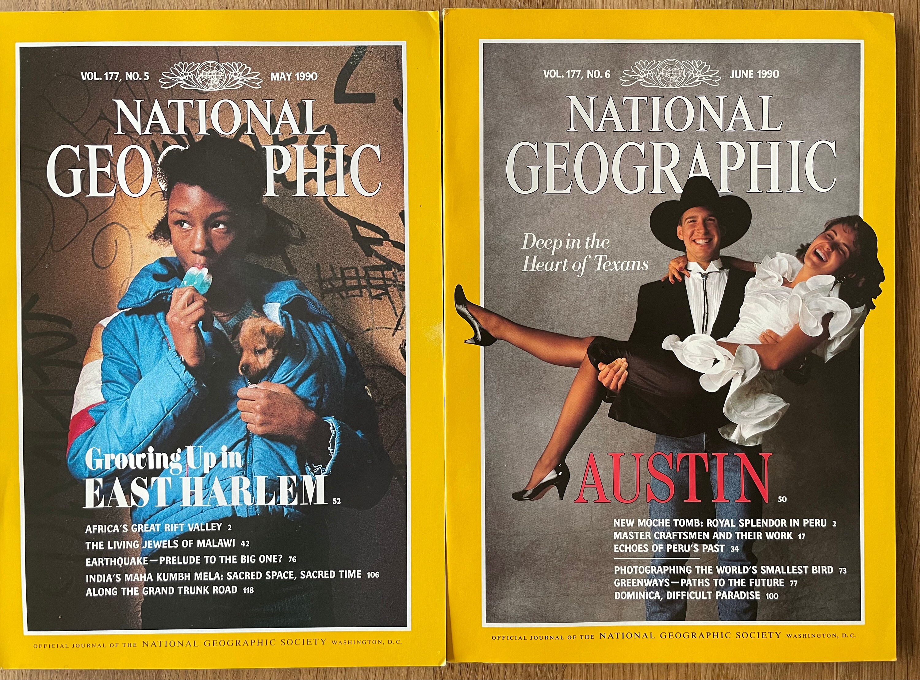1990 National Geographic, Pick Your Magazine - Etsy
