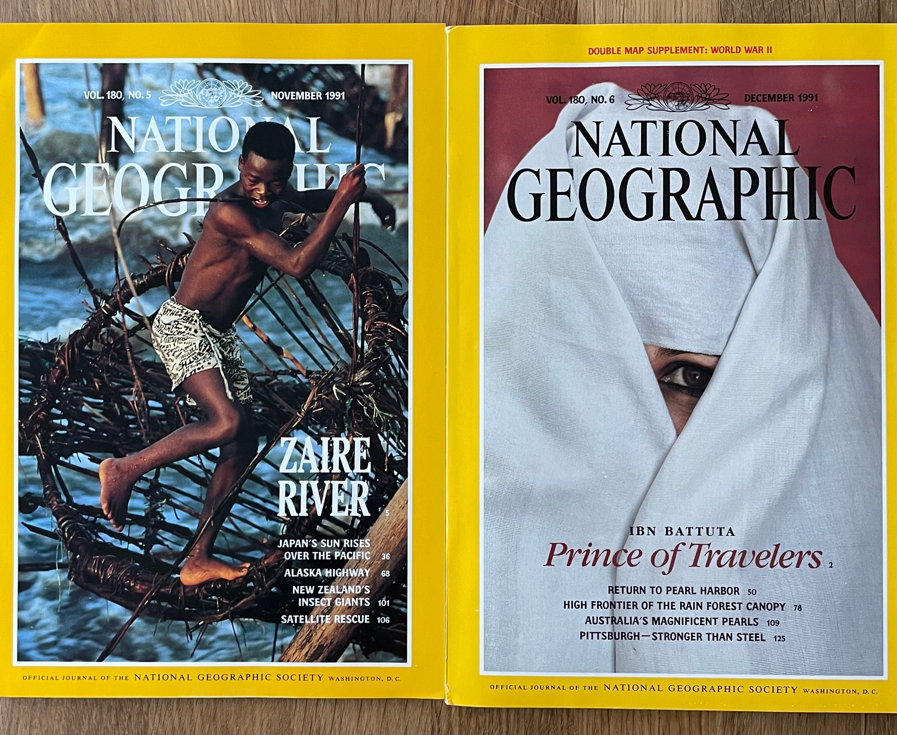 1991 National Geographic, Pick Your Magazine - Etsy